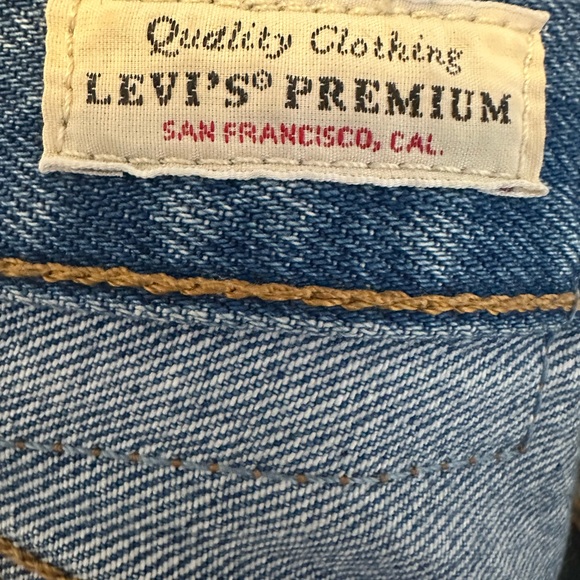 LEVIS 501 STRAIGHT ANKLE JEANS - Picture 3 of 8